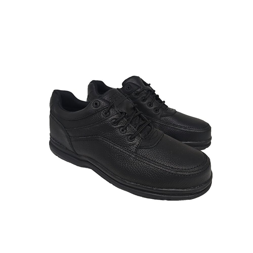 Rockport Men's RK6761 World Tour Steel Toe Leather Work Shoe Black 13 EW